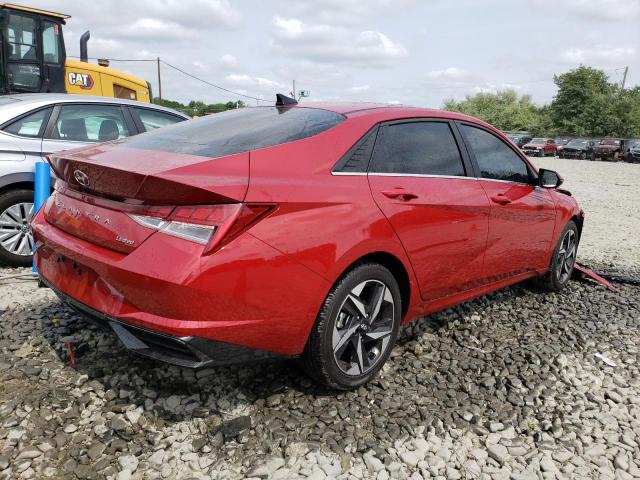 KMHLP4AG3PU406722 - 2023 HYUNDAI ELANTRA LIMITED RED photo 3