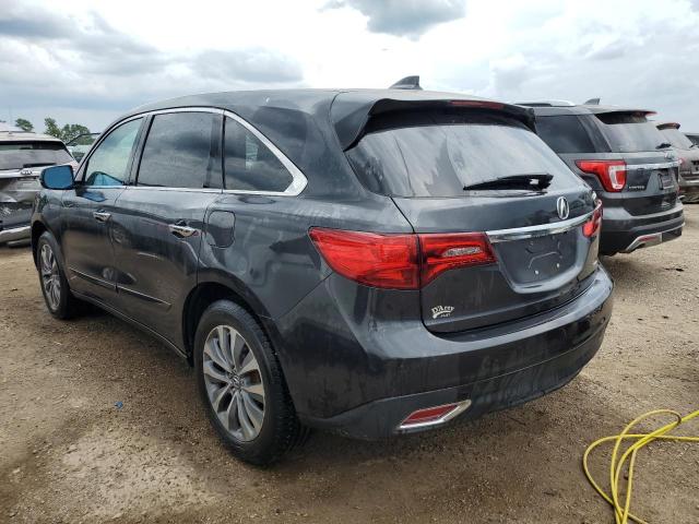 5FRYD4H42FB002766 - 2015 ACURA MDX TECHNOLOGY GRAY photo 2