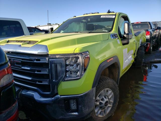 1GT09ME78NF106011 - 2022 GMC SIERRA K2500 SLE GREEN photo 1