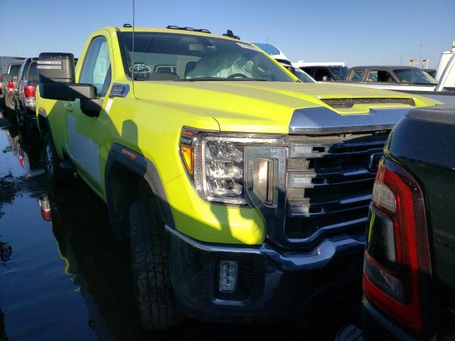 1GT09ME78NF106011 - 2022 GMC SIERRA K2500 SLE GREEN photo 4