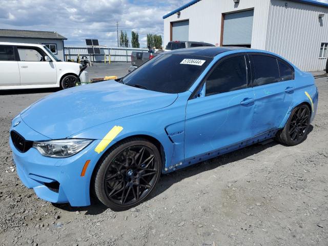 WBS8M9C56G5G41794 - 2016 BMW M3 BLUE photo 1