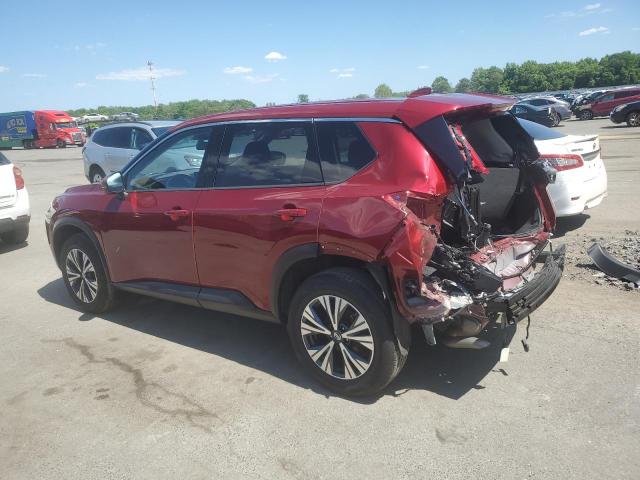 JN8AT3BB1MW207418 - 2021 NISSAN ROGUE SV RED photo 2