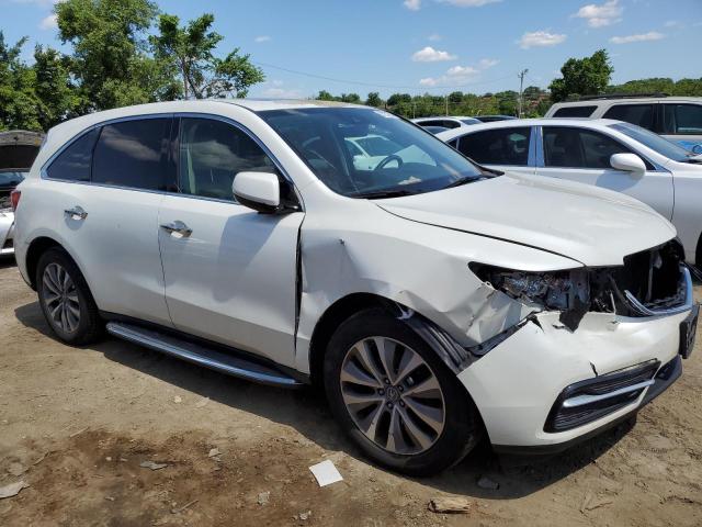 5FRYD4H4XGB009028 - 2016 ACURA MDX TECHNOLOGY WHITE photo 4