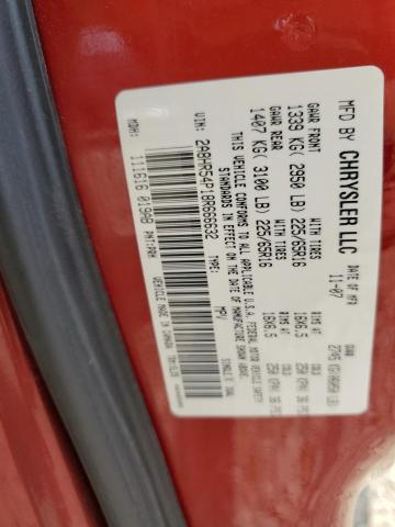 2A8HR54P18R666632 - 2008 CHRYSLER TOWN & COU TOURING 红色 照片 14