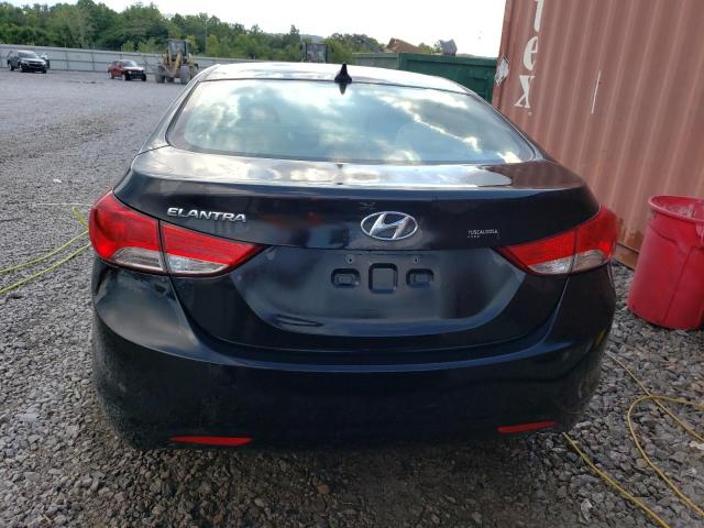 5NPDH4AE5DH426335 - 2013 HYUNDAI ELANTRA GLS BLACK photo 6