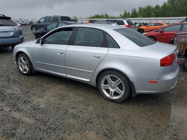 WAUDF78E88A113755 - 2008 AUDI A4 2.0T QUATTRO SILVER photo 2