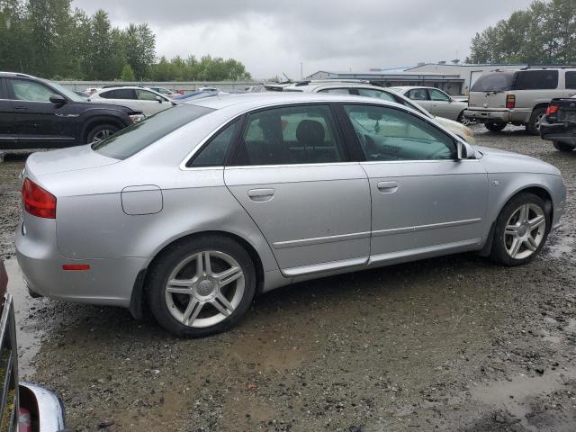 WAUDF78E88A113755 - 2008 AUDI A4 2.0T QUATTRO SILVER photo 3