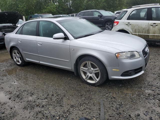 WAUDF78E88A113755 - 2008 AUDI A4 2.0T QUATTRO SILVER photo 4