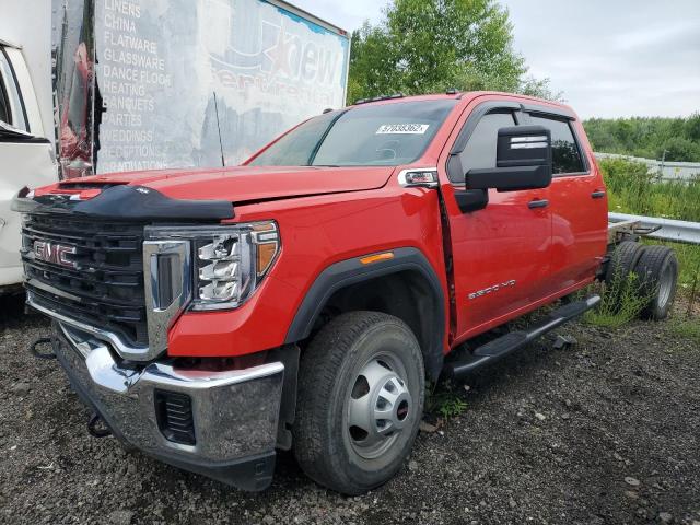 1GD49SEY2MF319898 - 2021 GMC SIERRA K3500 RED photo 2