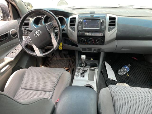 5TFJU4GN3DX030754 - 2013 TOYOTA TACOMA DOUBLE CAB PRERUNNER GRAY photo 9