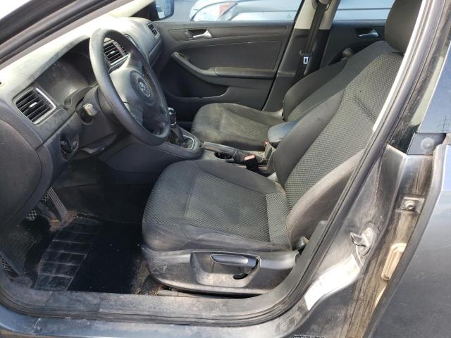 3VW1K7AJ1DM257649 - 2013 VOLKSWAGEN JETTA BASE 灰色 照片 7