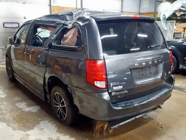 2C4RDGCGXFR564668 - 2015 DODGE GRAND CARAVAN SXT  photo 3