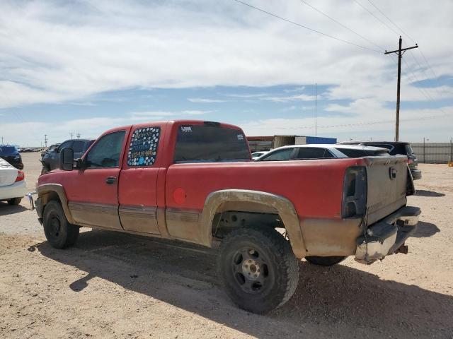 2GCEK19T1Y1385815 - 2000 CHEVROLET SILVERADO K1500 RED photo 2