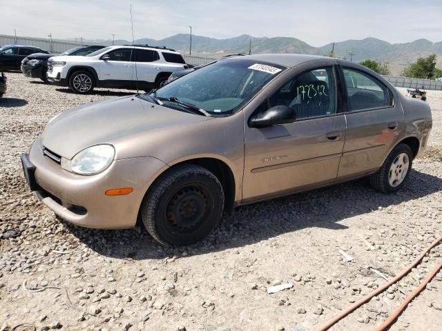 1B3ES46C8YD678428 - 2000 DODGE NEON BASE TAN photo 1