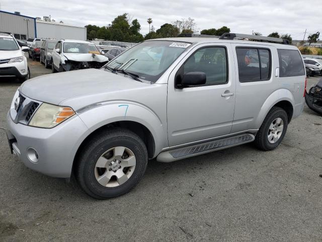 5N1AR18UX8C662584 - 2008 NISSAN PATHFINDER S SILVER photo 1