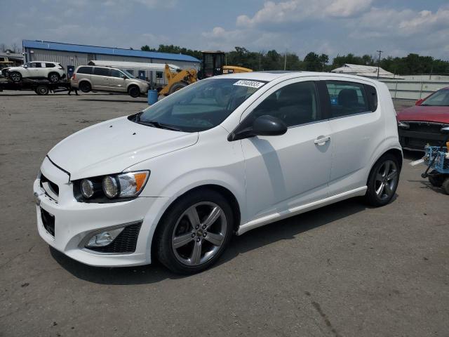 1G1JG6SB4D4179622 - 2013 CHEVROLET SONIC RS WHITE photo 1