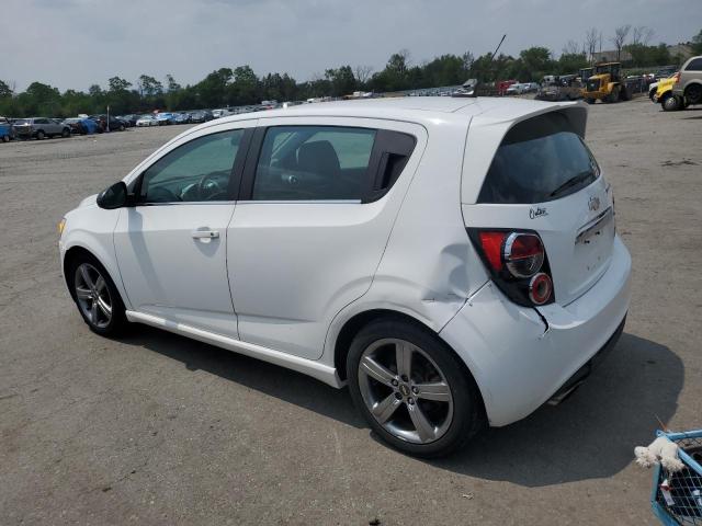 1G1JG6SB4D4179622 - 2013 CHEVROLET SONIC RS WHITE photo 2