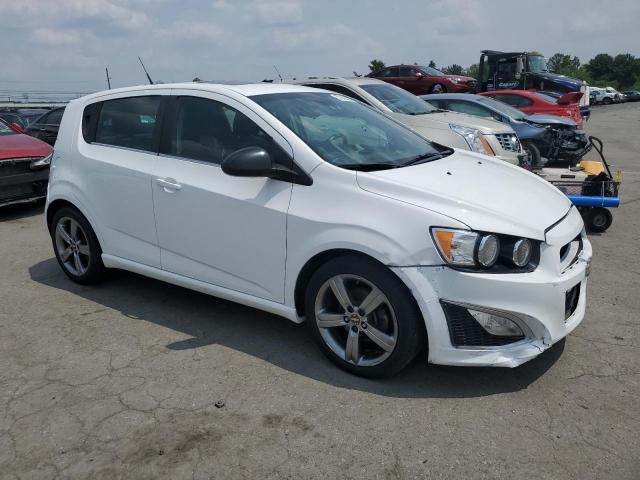 1G1JG6SB4D4179622 - 2013 CHEVROLET SONIC RS WHITE photo 4