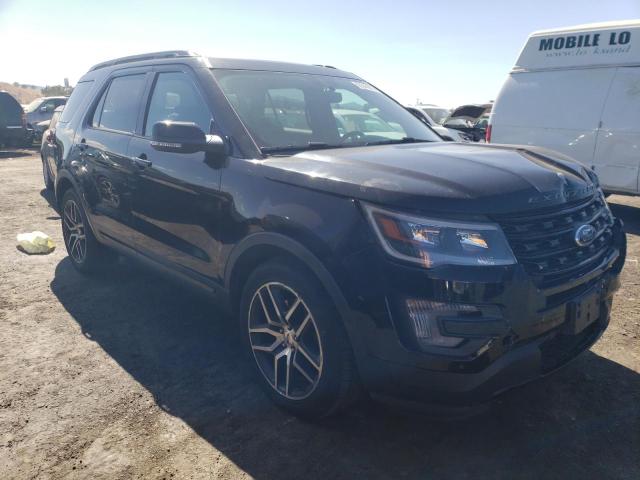 1FM5K8GT9HGD56184 - 2017 FORD EXPLORER SPORT BLACK photo 4