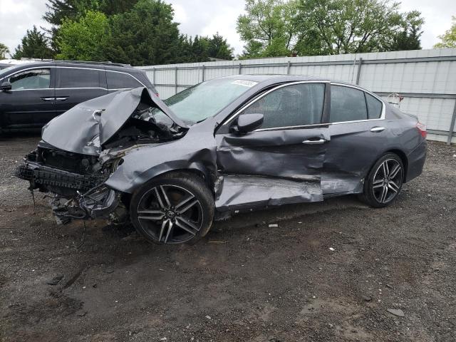 1HGCR2F50HA073622 - 2017 HONDA ACCORD SPORT GRAY photo 1