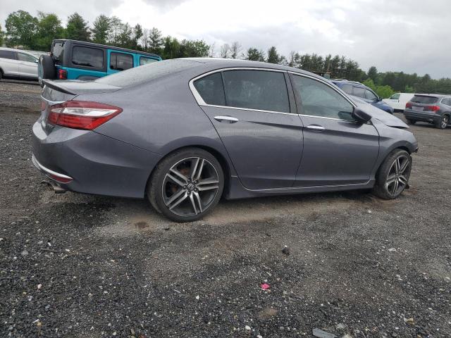 1HGCR2F50HA073622 - 2017 HONDA ACCORD SPORT GRAY photo 3