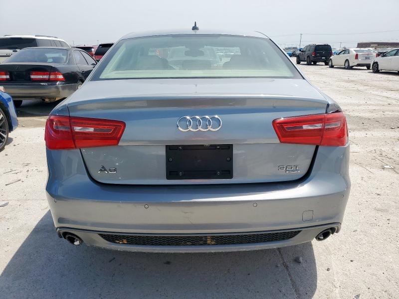 WAUJGAFC3DN142565 - 2013 AUDI A6 PRESTIGE ნაცრისფერი ფოტო 6