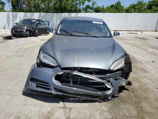 5YJSA1H13EFP36058 - 2014 TESLA MODEL S 灰色 照片 5
