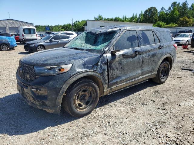1FM5K8AB1NGA42248 - 2022 FORD EXPLORER POLICE INTERCEPTOR BLACK photo 1