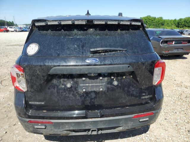 1FM5K8AB1NGA42248 - 2022 FORD EXPLORER POLICE INTERCEPTOR BLACK photo 6