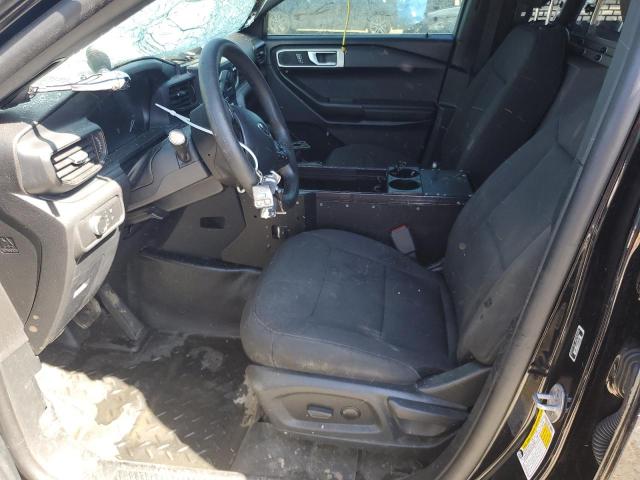 1FM5K8AB1NGA42248 - 2022 FORD EXPLORER POLICE INTERCEPTOR BLACK photo 7