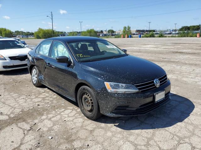 3VW2K7AJ2FM276735 - 2015 VOLKSWAGEN JETTA BASE შავი ფოტო 1