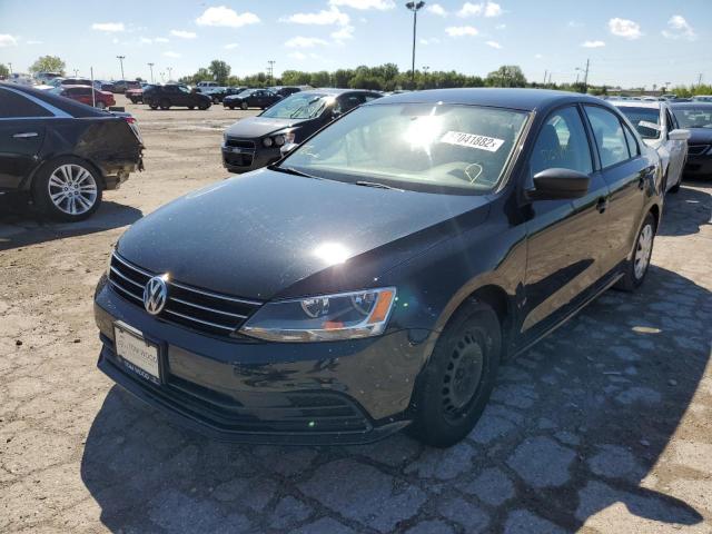 3VW2K7AJ2FM276735 - 2015 VOLKSWAGEN JETTA BASE შავი ფოტო 2