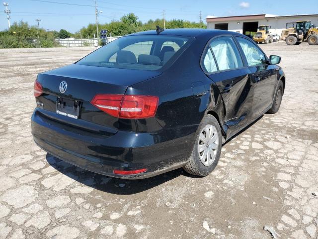3VW2K7AJ2FM276735 - 2015 VOLKSWAGEN JETTA BASE შავი ფოტო 4