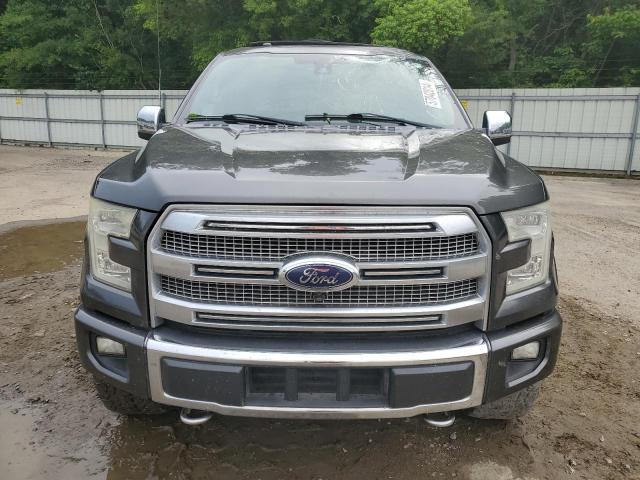 1FTEW1EG2FFB82838 - 2015 FORD F150 SUPERCREW GRAY photo 5