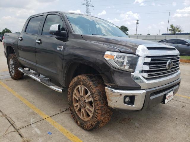 5TFGY5F16MX278290 - 2021 TOYOTA TUNDRA CREWMAX 1794 BROWN photo 4