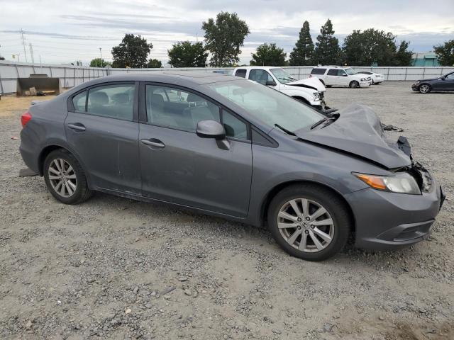 2HGFB2F98CH553227 - 2012 HONDA CIVIC EXL GRAY photo 4