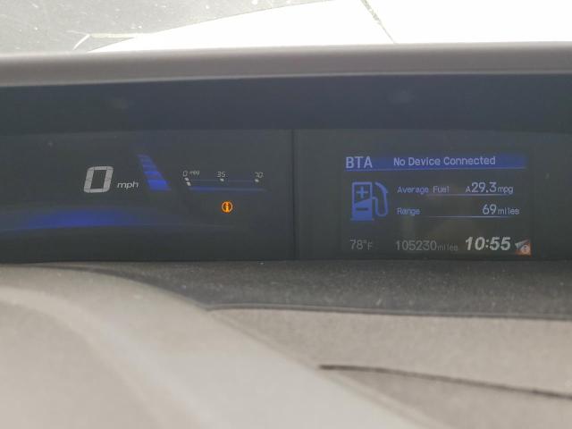 2HGFB2F98CH553227 - 2012 HONDA CIVIC EXL ნაცრისფერი ფოტო 9