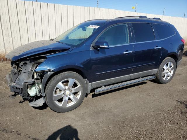 1GNLVHED1AJ217035 - 2010 CHEVROLET TRAVERSE LTZ BLUE photo 1