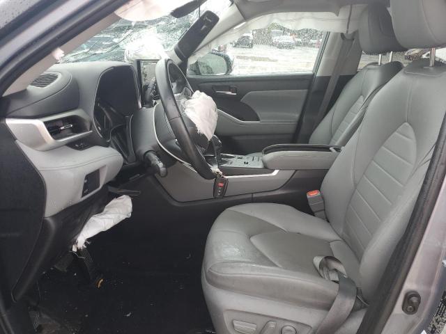 5TDGZRAH5NS104470 - 2022 TOYOTA HIGHLANDER XLE Gümüş foto 7