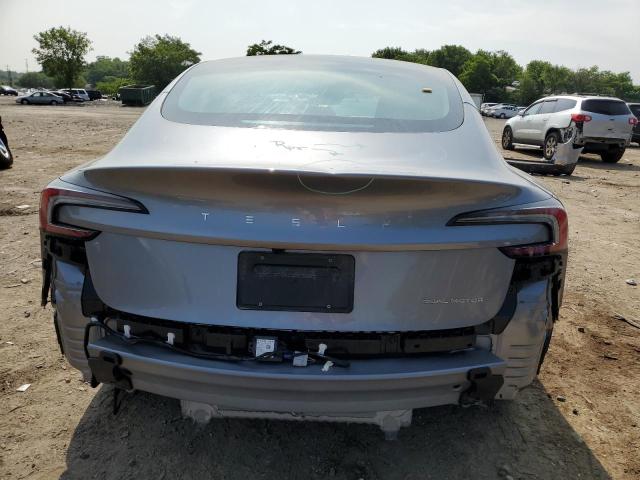 5YJ3E1EB0SF885352 - 2025 TESLA MODEL 3 银色 照片 6