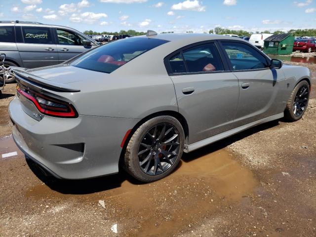 2C3CDXL91KH633887 - 2019 DODGE CHARGER SRT HELLCAT GRAY photo 3