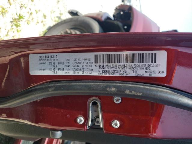 3C63RRHL4JG372547 - 2018 RAM 3500 SLT RED photo 13