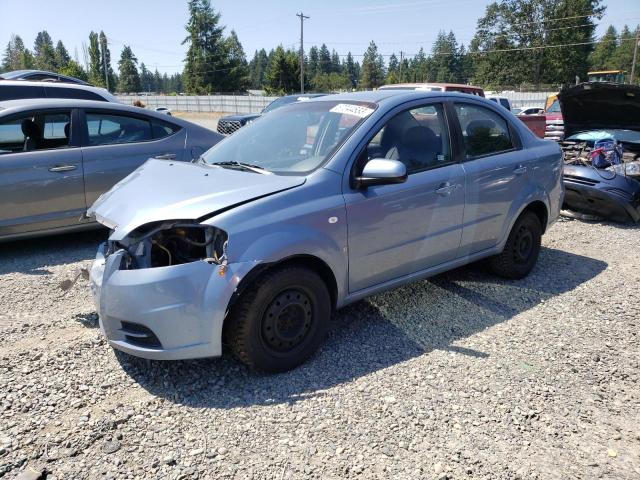 KL1TD56687B114845 - 2007 CHEVROLET AVEO BASE BLUE photo 1