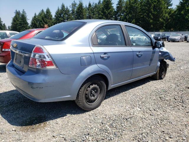 KL1TD56687B114845 - 2007 CHEVROLET AVEO BASE BLUE photo 3