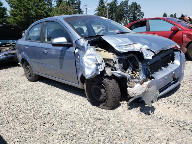 KL1TD56687B114845 - 2007 CHEVROLET AVEO BASE BLUE photo 4