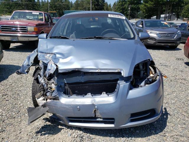 KL1TD56687B114845 - 2007 CHEVROLET AVEO BASE BLUE photo 5