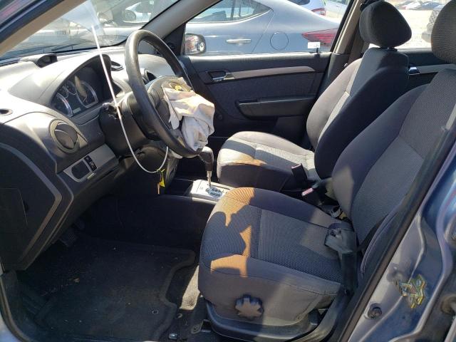 KL1TD56687B114845 - 2007 CHEVROLET AVEO BASE BLUE photo 7