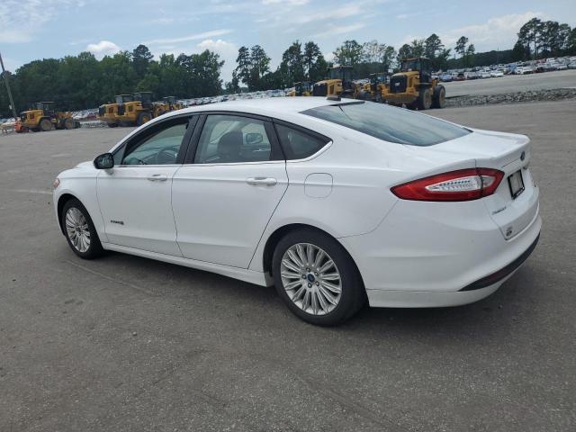 3FA6P0LU2FR139761 - 2015 FORD FUSION SE HYBRID WHITE photo 2