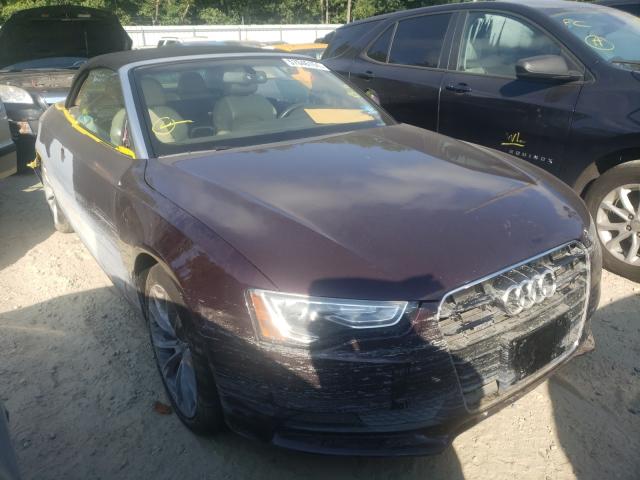 WAULFAFH0EN005348 - 2014 AUDI A5 PREMIUM PLUS MAROON photo 1