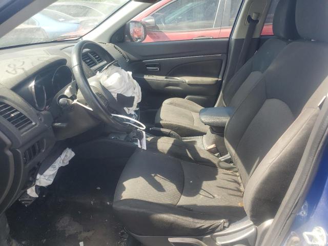 JA4AR3AU1JU004771 - 2018 MITSUBISHI OUTLANDER ES BLUE photo 7